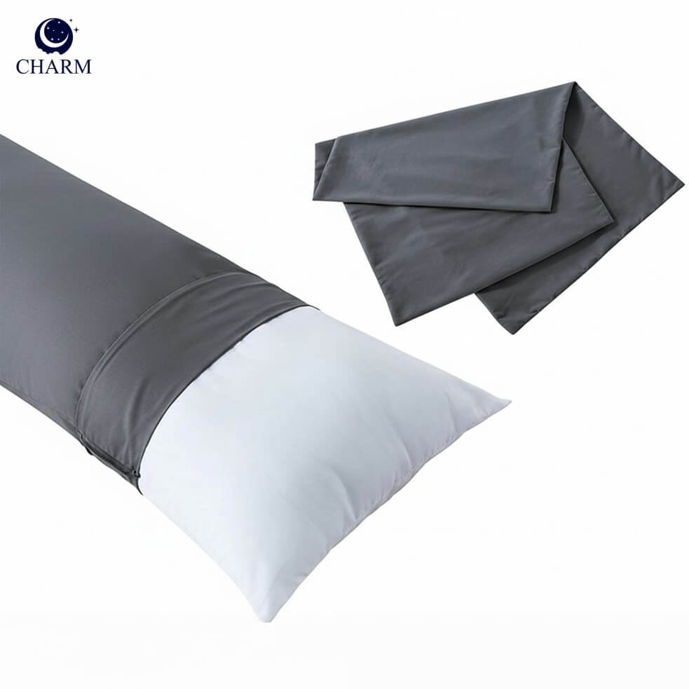 ปลอกหมอน BODY CHARM CUDDLE ขนาด 16 X 42 นิ้ว DARK GREY